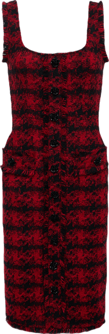 Aya Tweed Midi Dress