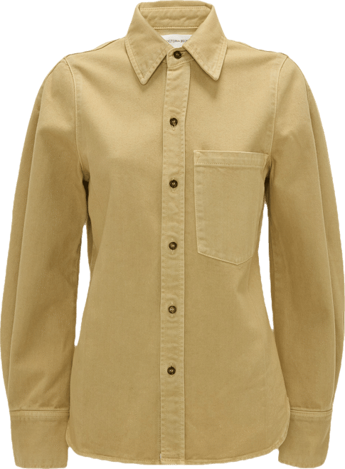 Slim Shirt In Butter Yellow