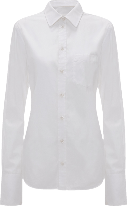 Tab Shirt In White