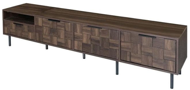 Casainc 78" Mid Century Modern Tv Stand with Storage Cabinets