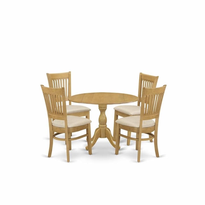 5 Piece Modern Dining Table Set