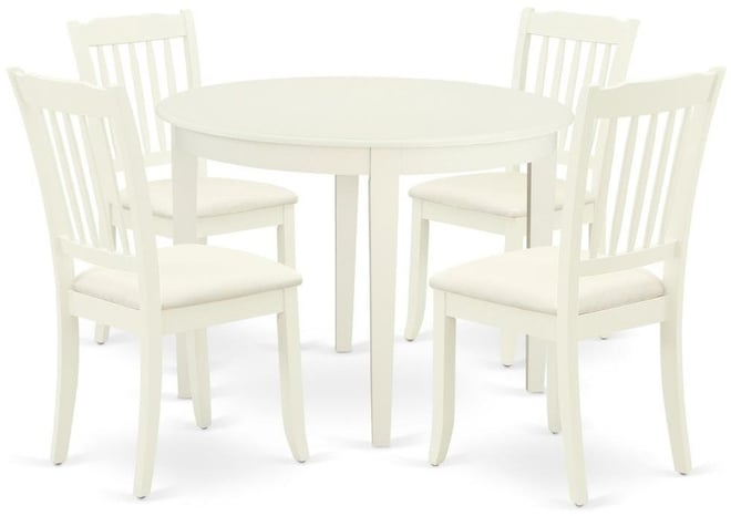 Dining Room Set Linen White