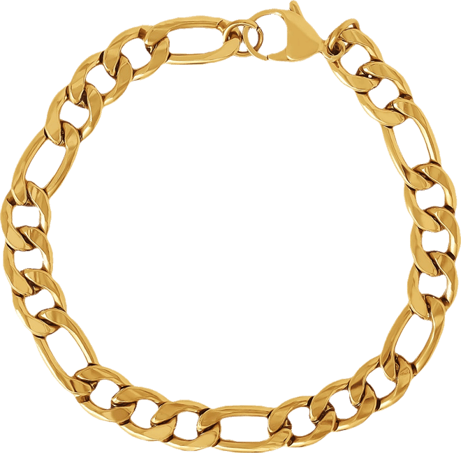 8MM Figaro Chain Bracelet