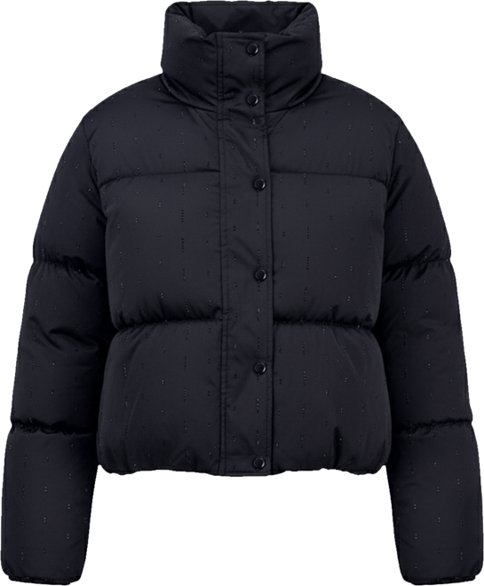 Women's Embellished Stand-Collar Puffer Jacket