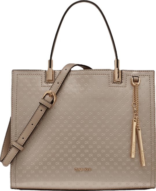 Women's Verne Signature Embossed Convertible Satchel with Charm