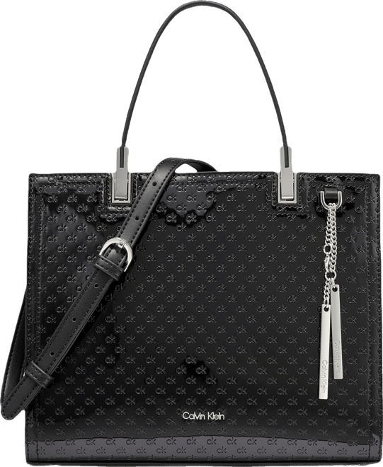 Women's Verne Signature Embossed Convertible Satchel with Charm