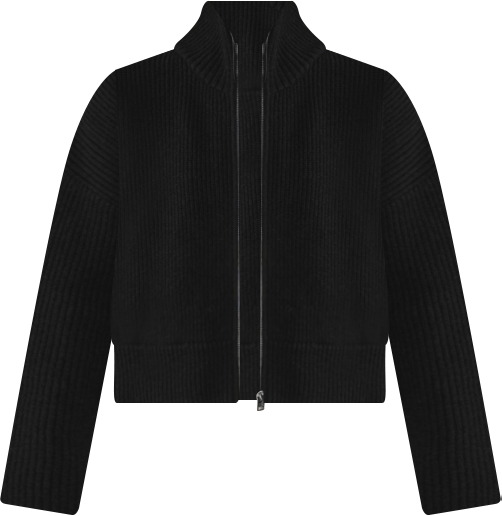 Womens Noelle Wool Blend Cropped Cardigan