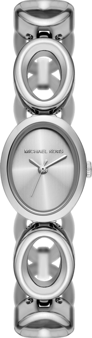 Women's Maude Three-Hand Silver-Tone Stainless Steel Watch, 22mm