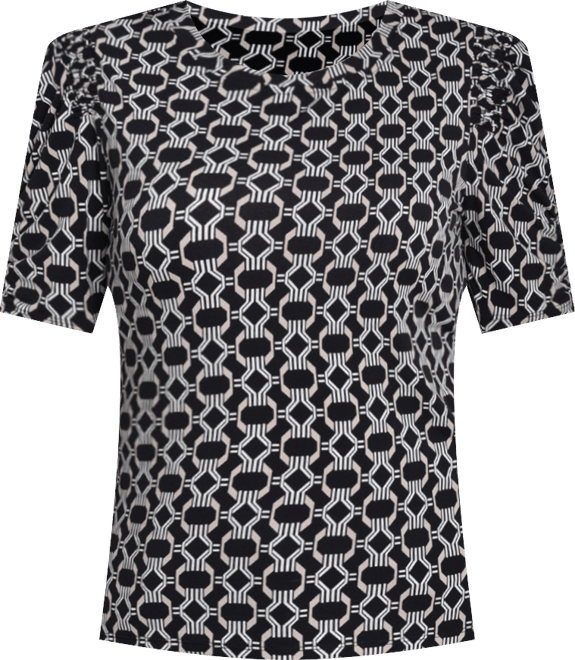 Petite Short Sleeve Scoop Neck Top