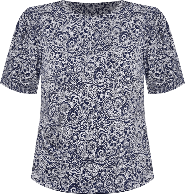 Women's Short Sleeve Scoop Neck Top