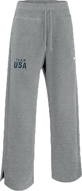 Women's Heather Gray Team Usa Phoenix Fleece Sweatpants