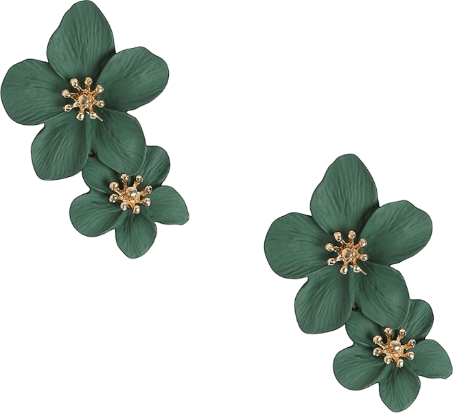 Women's Flower Drop Earrings