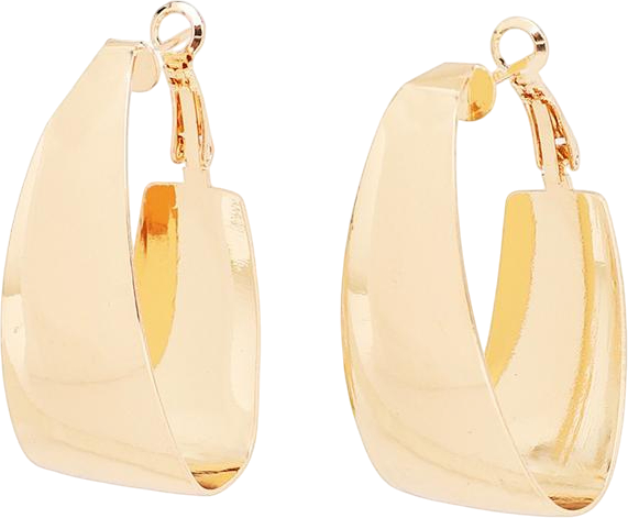 Women's Gold Minimal Hoop Earrings