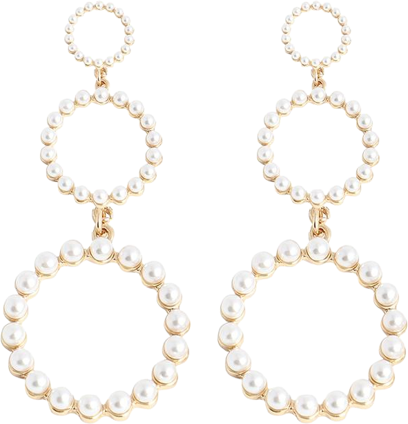 Women's Snowball Drop Earrings