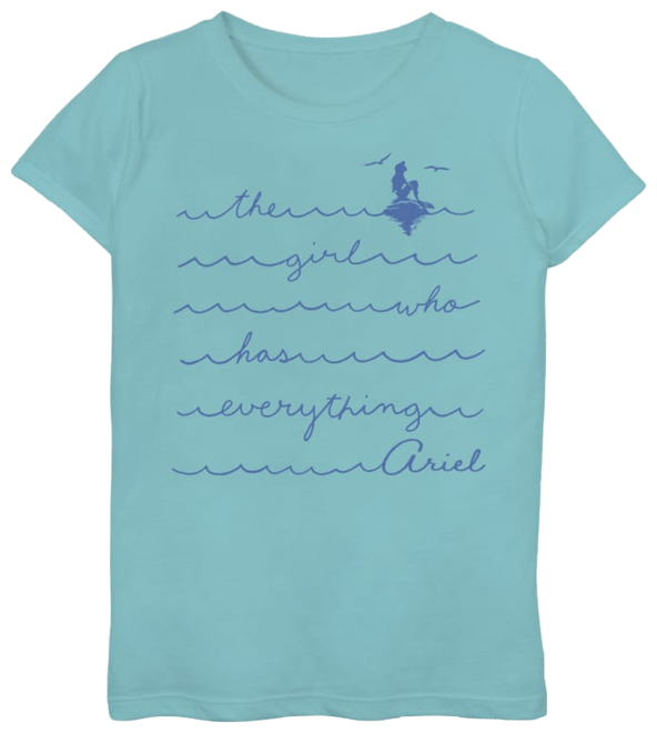 Disney's The Little Mermaid Girls 7-16 Ariel The Girl Who Has Everything  Graphic Tee