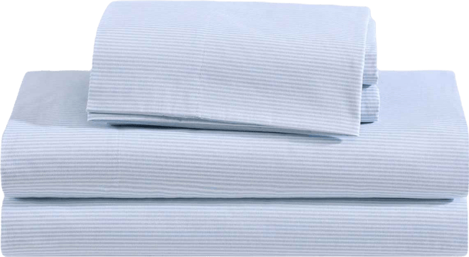 Printed 200-Thread Count Cotton Percale 4-Pc. Sheet Set, Full