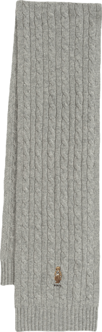 Men's Charles Bear Cable Scarf