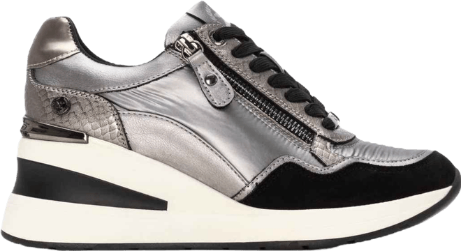 Women's Side Zipper Wedge Sneakers By 