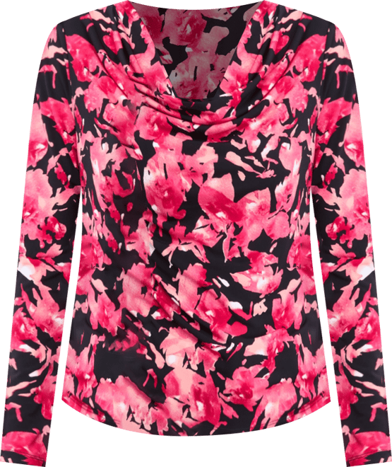 Women's Cowl-Neck Long-Sleeve Top, Macy's Exclusive