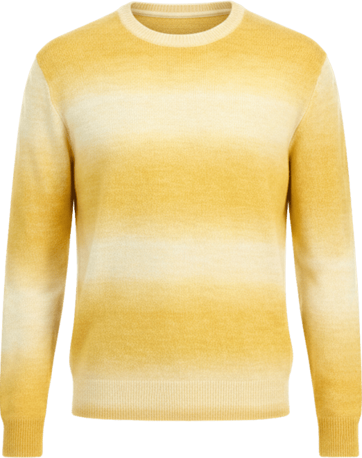 Men's Relaxed-Fit Ombre Crewneck Sweater, Macy's Exclusive