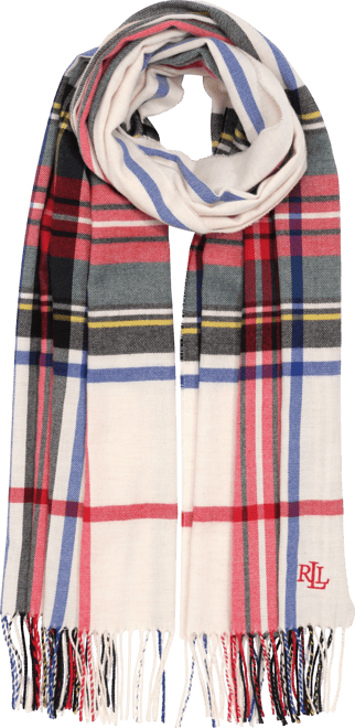 Exploded Plaid Pattern Scarf