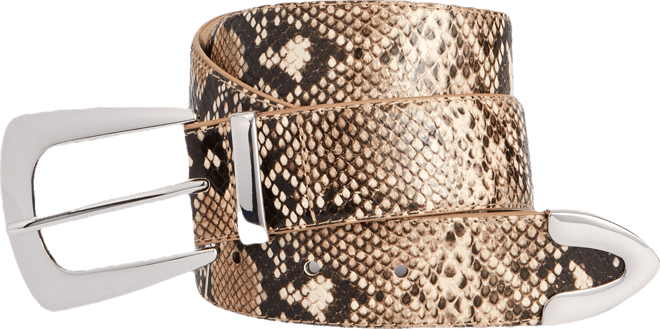 Snake-Embossed Pant Belt, Macy's Exclusive