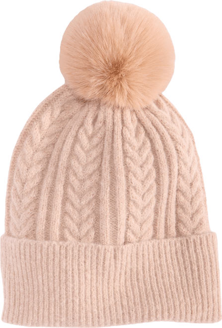 Solid Cable Knit Beanie, Macy's Exclusive