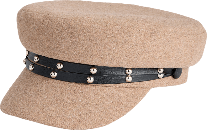 Studded Band Skipper Cap, Macy's Exclusive