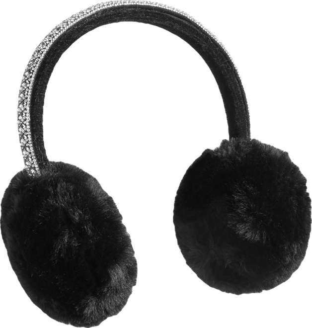 Crystal Band Faux Fur Earmuff, Macy's Exclusive