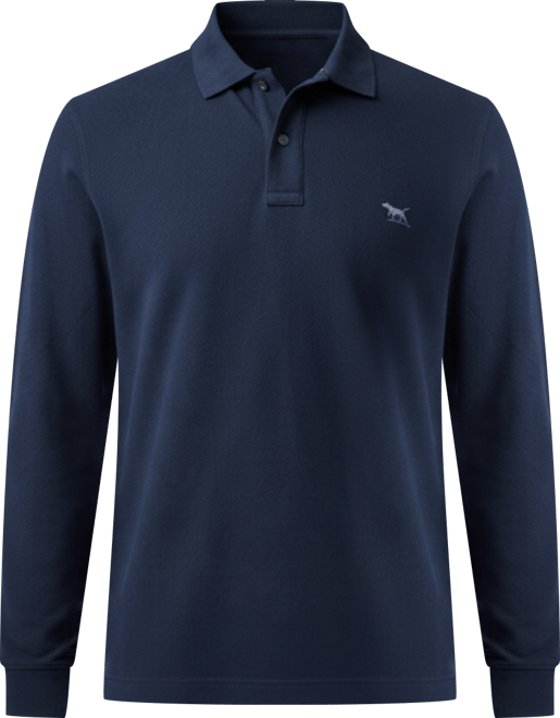 Men's The Gunn Long Sleeve Slim Fit Polo Shirt