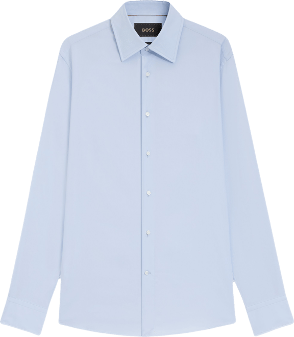 Boss by  Men's Cotton Blend Slim-Fit Dress Shirt