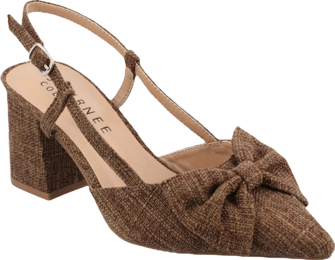 Women's Tailynn Wide Width Slingback Block Heel Pumps