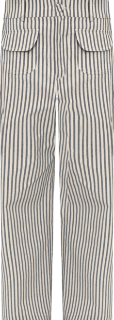 Women's Pockets Striped Pants