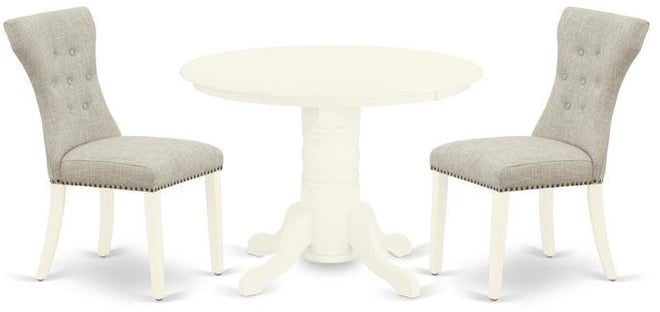 Dining Room Set Linen White