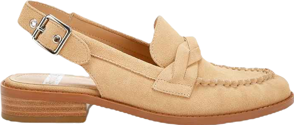 Nemykin Woven Strap Slingback Loafers Women