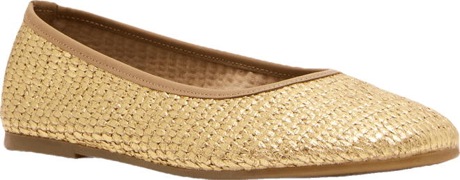 Women's Merlot Woven Ballet Flat Shoes