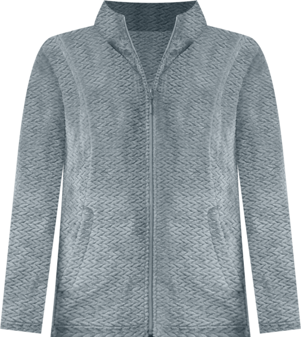 Women's Cable Braided Butter Pile Jacket