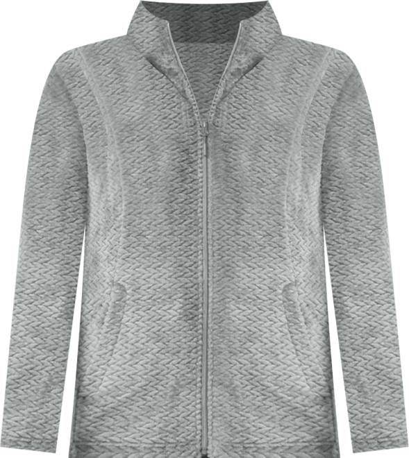 Women's Cable Braided Butter Pile Jacket