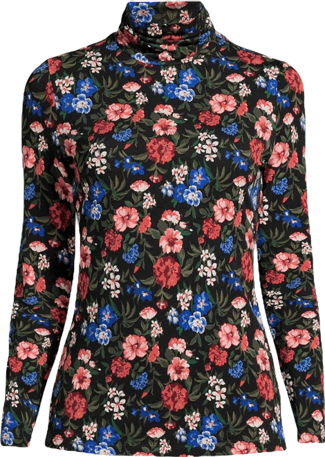 Tall Lightweight Jersey Long Sleeve Turtleneck