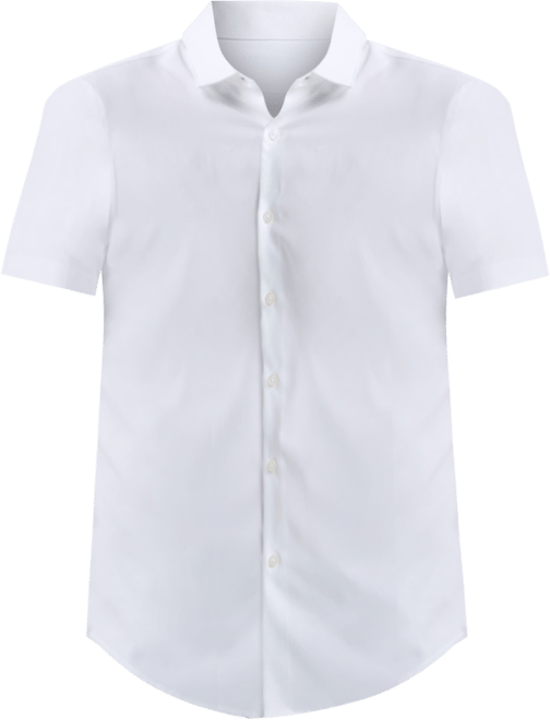 Men's Short Sleeve Solid Shirt