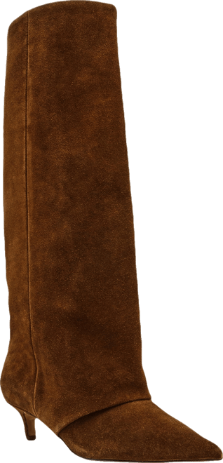 Women's Luca Slouchy Kitten-Heel Dress Boots