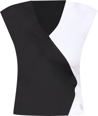 Monochrome Cap Sleeve Womens Tennis Tank