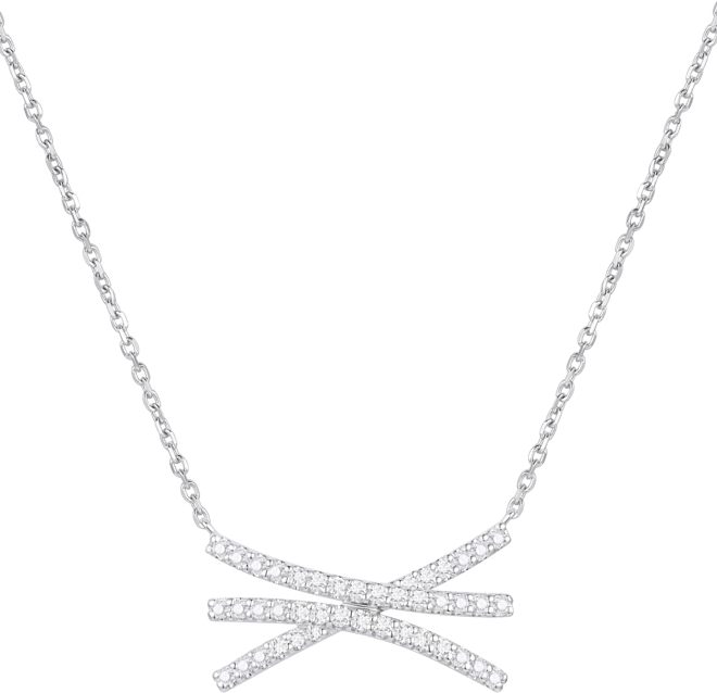 Diamond Necklace (1/3 ct. t.w.) in Sterling Silver