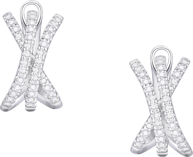 Diamond Earrings (1/2 ct. t.w.) in Sterling Silver