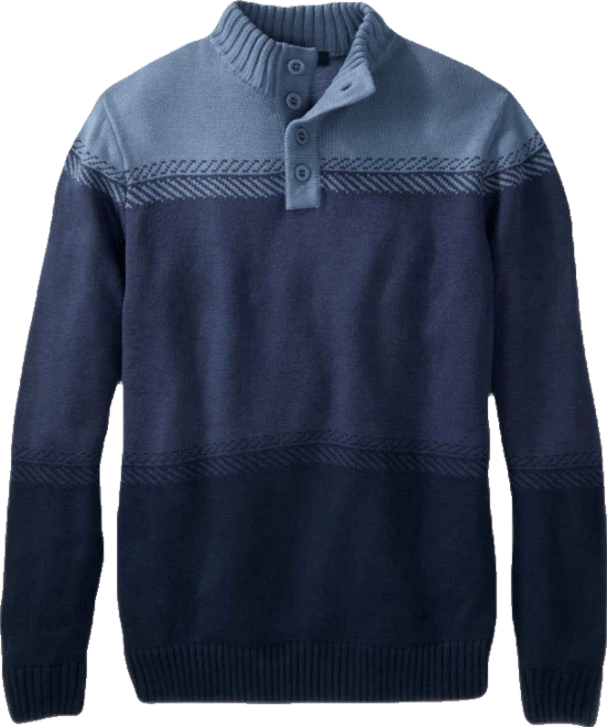 Big & Tall Henley Shaker Sweater