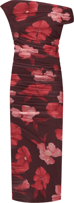 Women's Asymmetrical Floral Dress