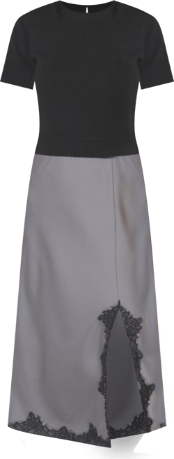 Women's Celeste Lace And Sweater Combo Dress