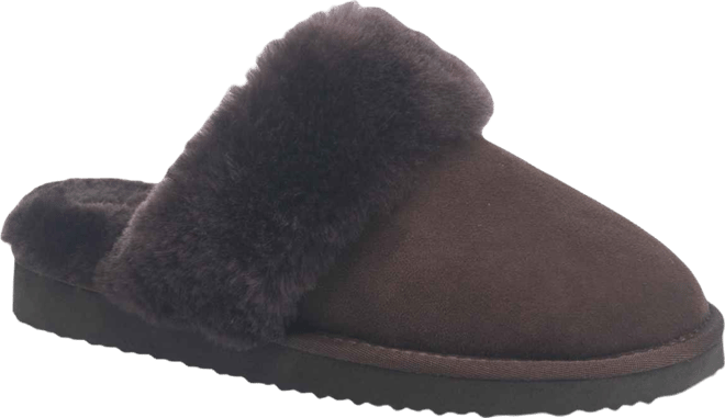 Women's Fur Band Open Slipper