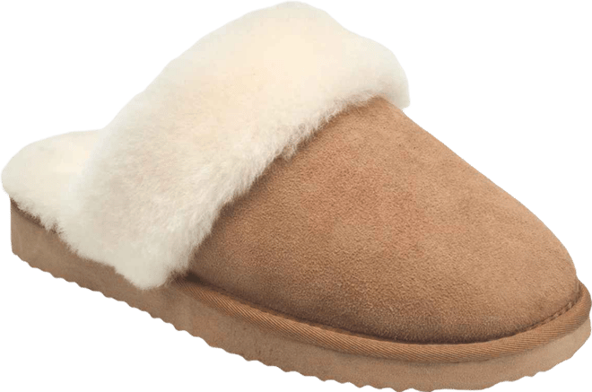 Women's Fur Band Open Slipper