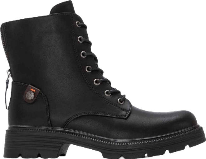 Women's Back Zipper Combat Booties Refresh Collection By 